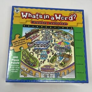 BEPUZZLED KIDSs: What’s in a Word? Puzzle Activity; 100 Piece Jigsaw Puzzle. NEW